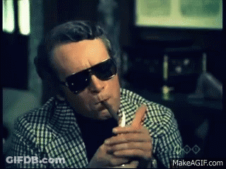 Man With Headphones Making Funny Face GIF