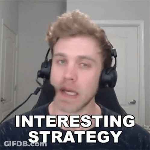 Man With Headphones Making Funny Face Saying Interesting Strategy GIF