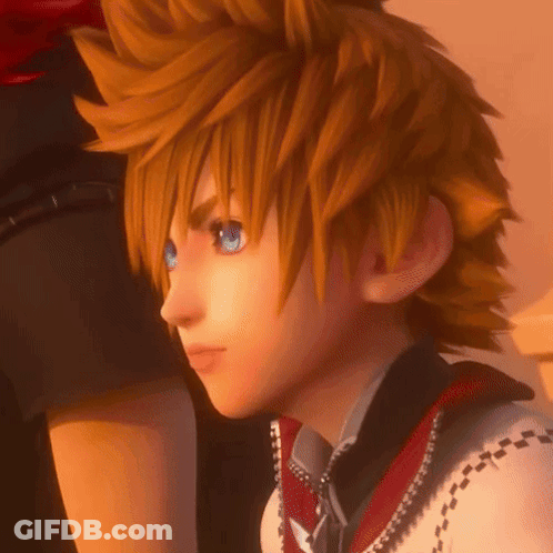 Man With Headphones Next To Boy With Yellow Hair GIF