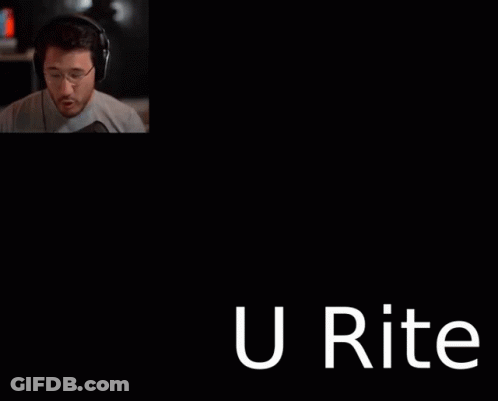 Man With Headphones On Epilepsy Warning Screen GIF