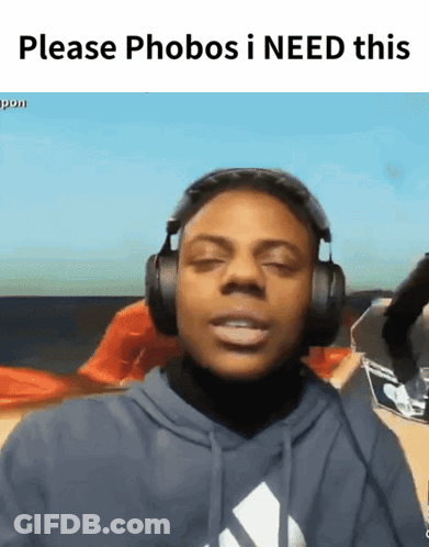 Man With Headphones Please Phobos I Need This GIF