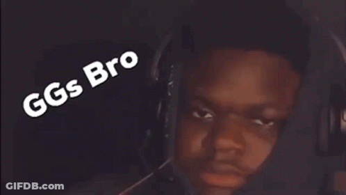 Man With Headphones Saying Ggs Bro GIF