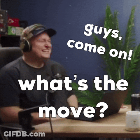Man With Headphones Saying Guys Come On What's The Move GIF