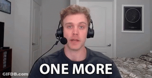 Man With Headphones Saying One More Into Microphone GIF