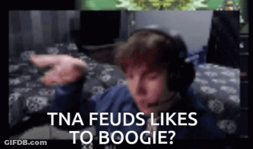 Man With Headphones Saying TNA Feuds Likes To Boogie GIF