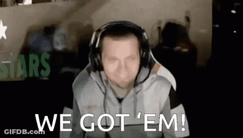 Man With Headphones Saying We Got 'Em GIF