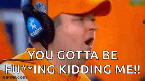 Man With Headphones Saying You Gotta Be Fu*ing Kidding Me GIF