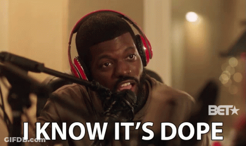 Man With Headphones Says I Know Its Dope GIF