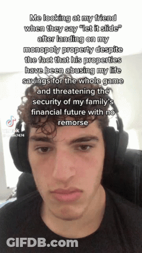 Man With Headphones Says Let It Slide GIF