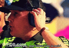 Man With Headphones Says Rubbed You Rubbin Son Is Racin GIF