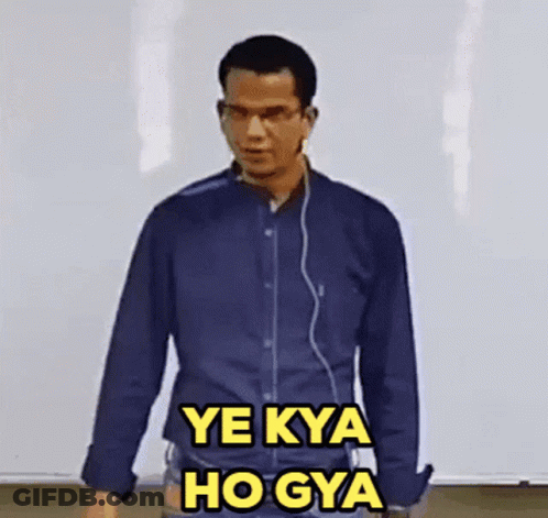 Man With Headphones Says Ye Kya Ho Gya GIF