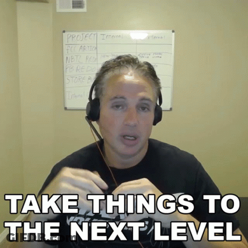 Man With Headphones Take Things To Next Level GIF