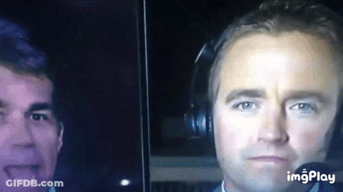 Man With Headphones Talking To Screen Saying Imgplay GIF