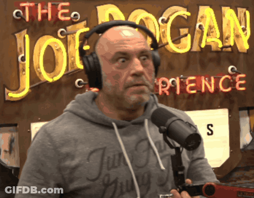 Man With Headphones The Joe Logan Experience GIF