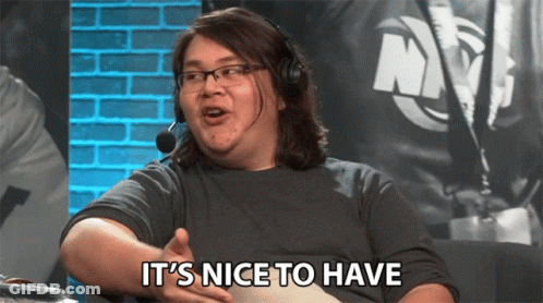 Man With Headset And Glasses Saying It's Nice To Have GIF