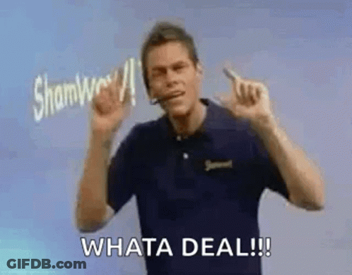 Man With Headset Making Funny Face Saying What A Deal GIF