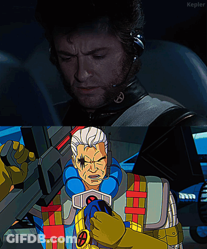 Man With Headset Next To Cable GIF