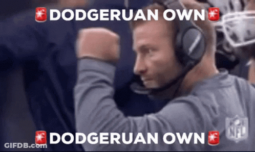 Man With Headset Saying Dodgeruan Own GIF
