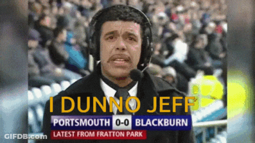 Man With Headset Says I Dunno Jeff GIF