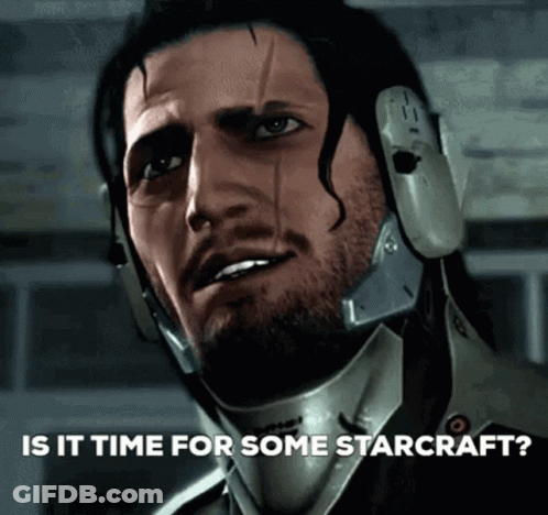 Man With Helmet Is It Time For Some Starcraft GIF