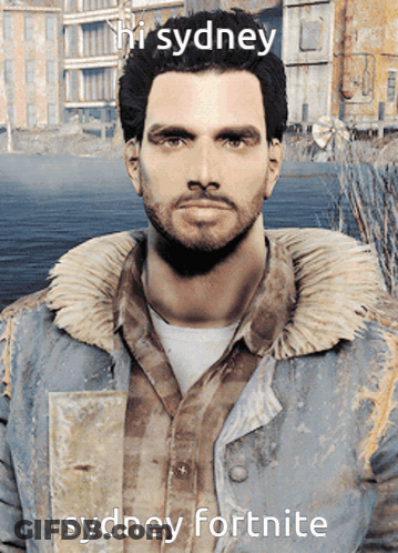Man With Hi Sydney Fortnite GIF