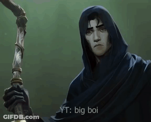 Man With Hood Saying YT Big Boi GIF