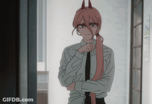 Man With Horns In Hallway GIF