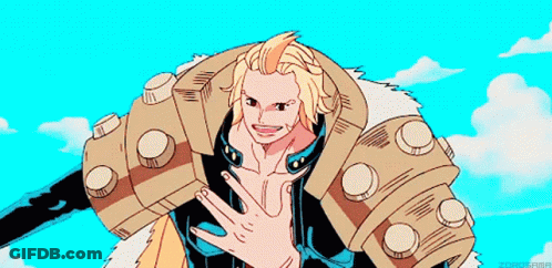Man With Huge Armor On Back GIF