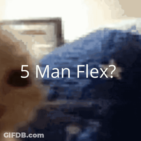 Man With Huge Muscles And Digibyte On Chest GIF