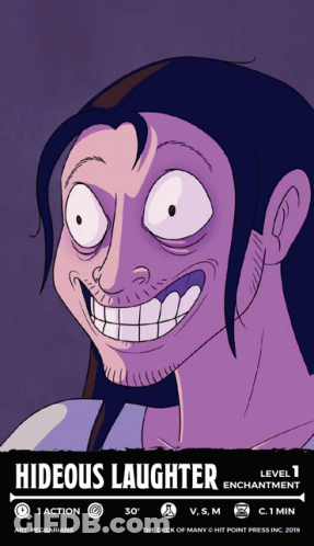 Man With Huge Smile Hideous Laughter GIF