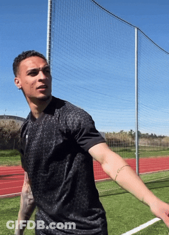 Man With I Love You Tattoo On Arm GIF