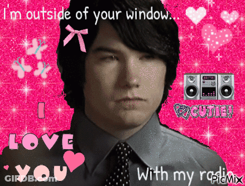 Man With I'm Outside Of Your Window GIF
