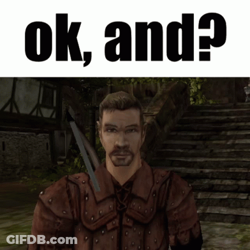 Man With Knife Saying Ok And GIF