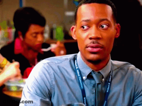 Man With Lanyard Saying William E. Abbott University GIF