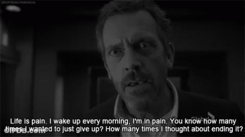 Man With Life Quote GIF