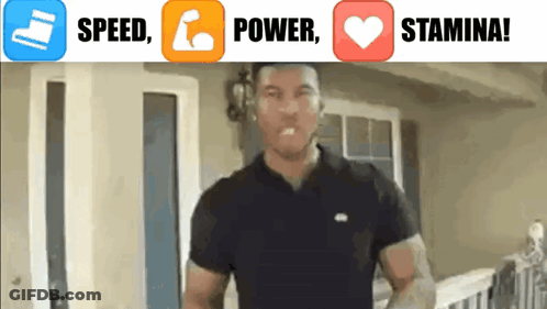 Man With Lightning Bolt Behind Face GIF