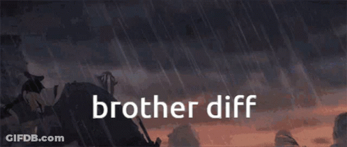 Man With Lightning Saying Brother Diff GIF