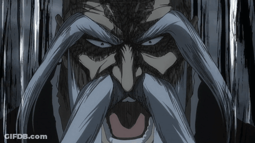 Man With Long Beard And Mustache Open Mouth GIF