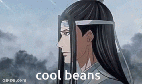 Man With Long Black Hair And Headband Cool Beans GIF