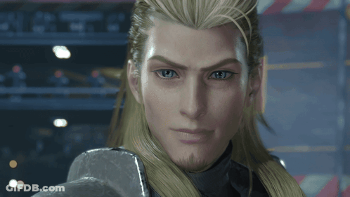 Man With Long Blonde Hair And Blue Eyes GIF
