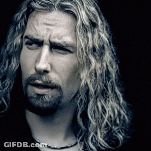 Man With Long Curly Hair And Beard GIF