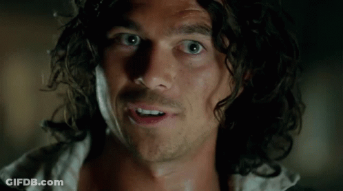 Man With Long Curly Hair And Beard GIF