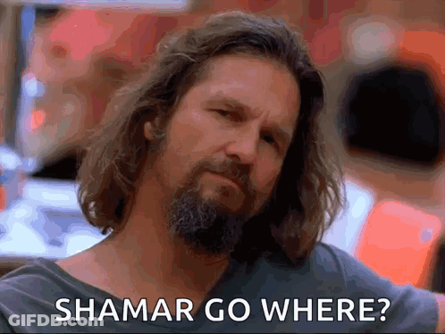 Man With Long Hair And Beard Asking Where To Go GIF