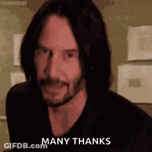 Man With Long Hair And Beard Giving Thumbs Up GIF