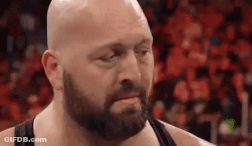 Man With Long Hair And Beard In Big Tank Top GIF
