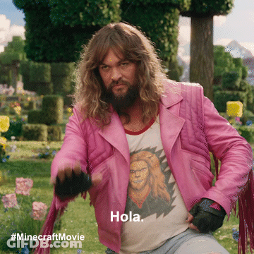 Man With Long Hair And Beard In Pink Jacket GIF