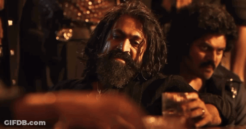 Man With Long Hair And Beard Saying Fu King Manners GIF