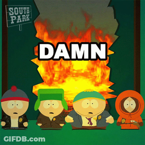Man With Long Hair And Beard Saying God Damn It GIF