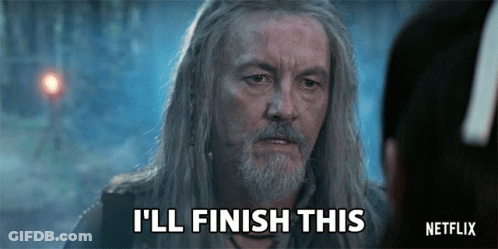 Man With Long Hair And Beard Says I'll Finish This GIF