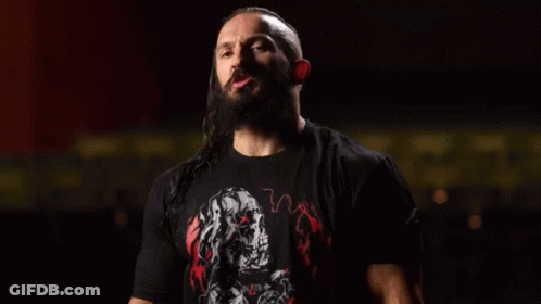 Man With Long Hair And Beard Says You Think You're The Big Man GIF